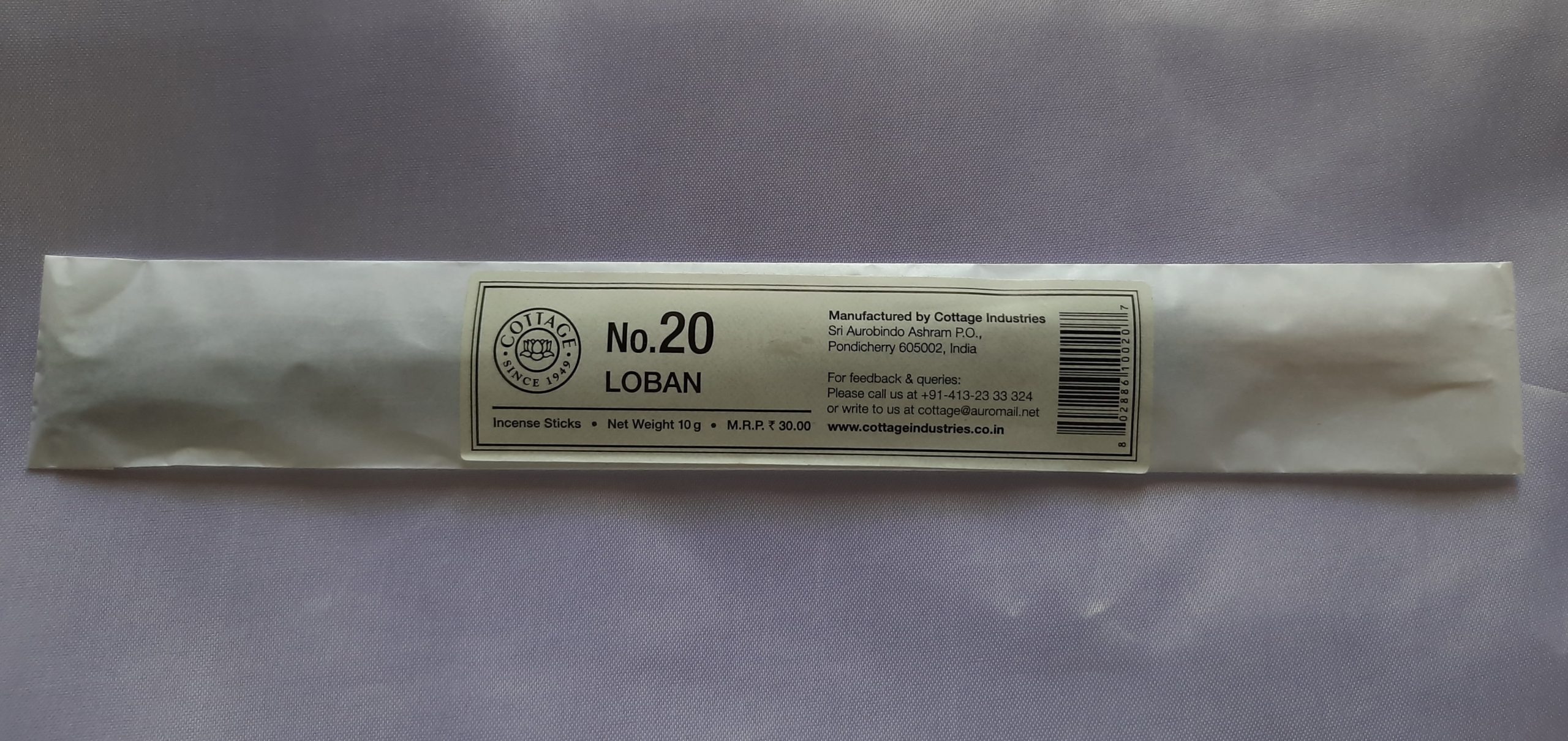 10 gms 9" Incense Sticks in Butter Paper Packets - Image 2